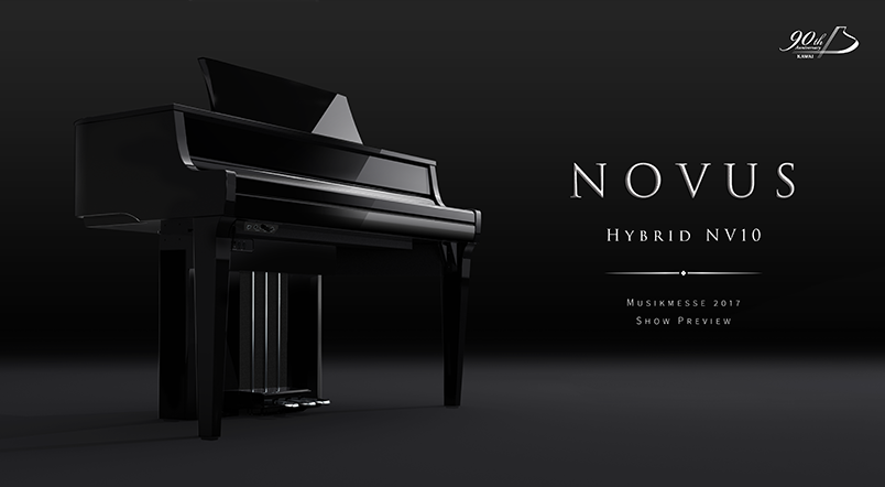 Kawai NOVUS NV10 digital hybrid piano - Musikmesse 2017 Preview