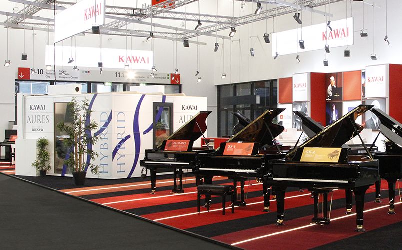 Kawai AURES hybrid upright piano - Musikmesse 2018 Preview