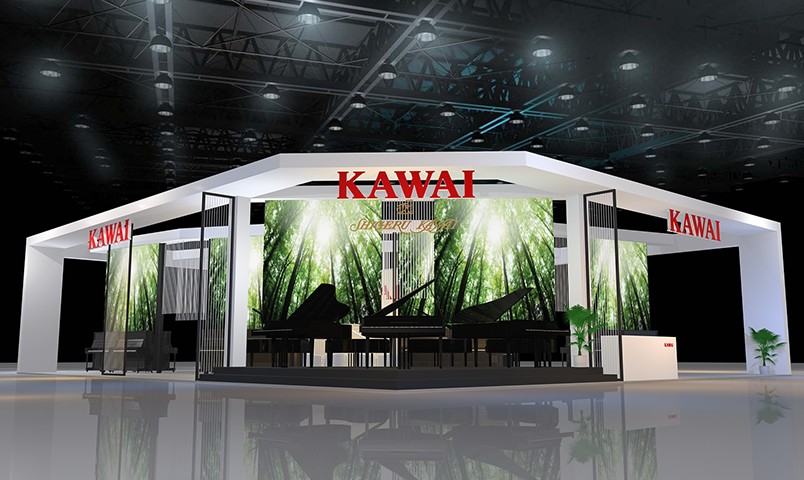 Kawai exhibition area at Music China 2018