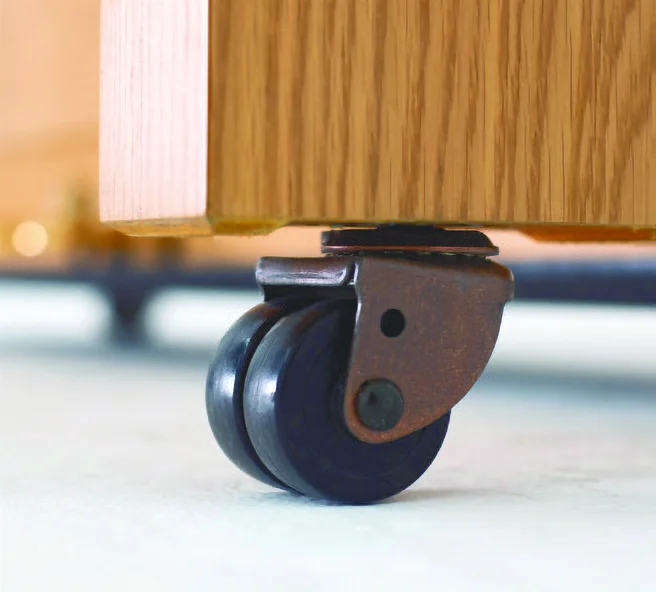 Double Rubber Casters