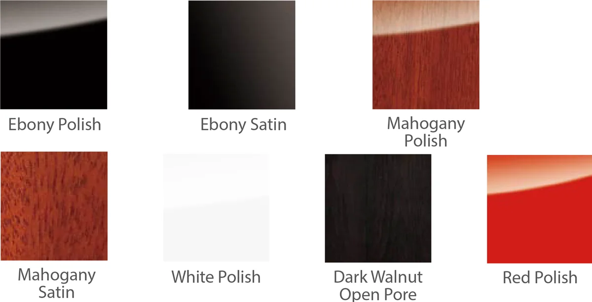 Choice of finishes