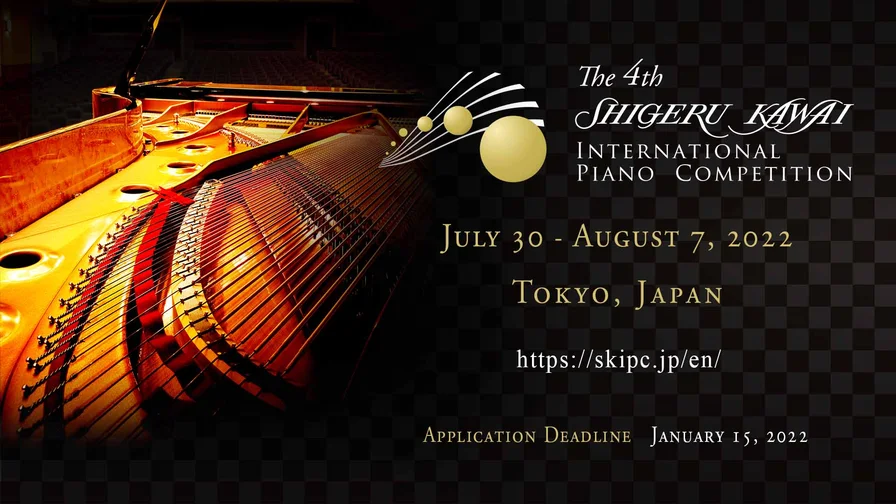 4th Shigeru Kawai International Piano Competition Now Open for Applications
