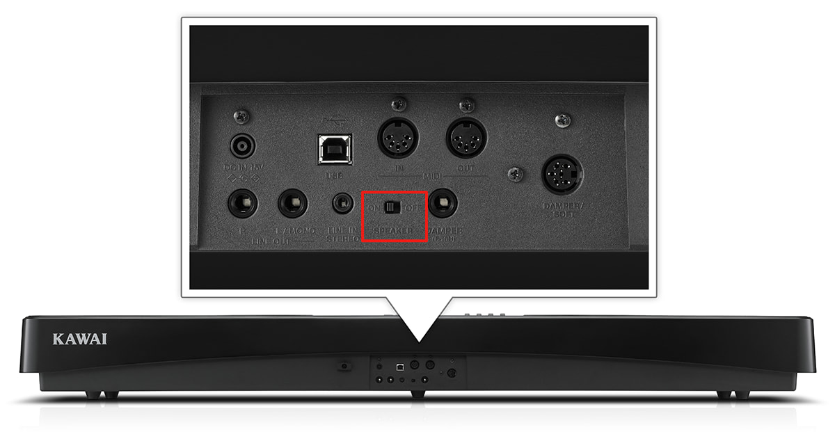 ES920/ES520 speaker switch position