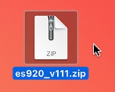01 (macOS). Firmware update zip file icon