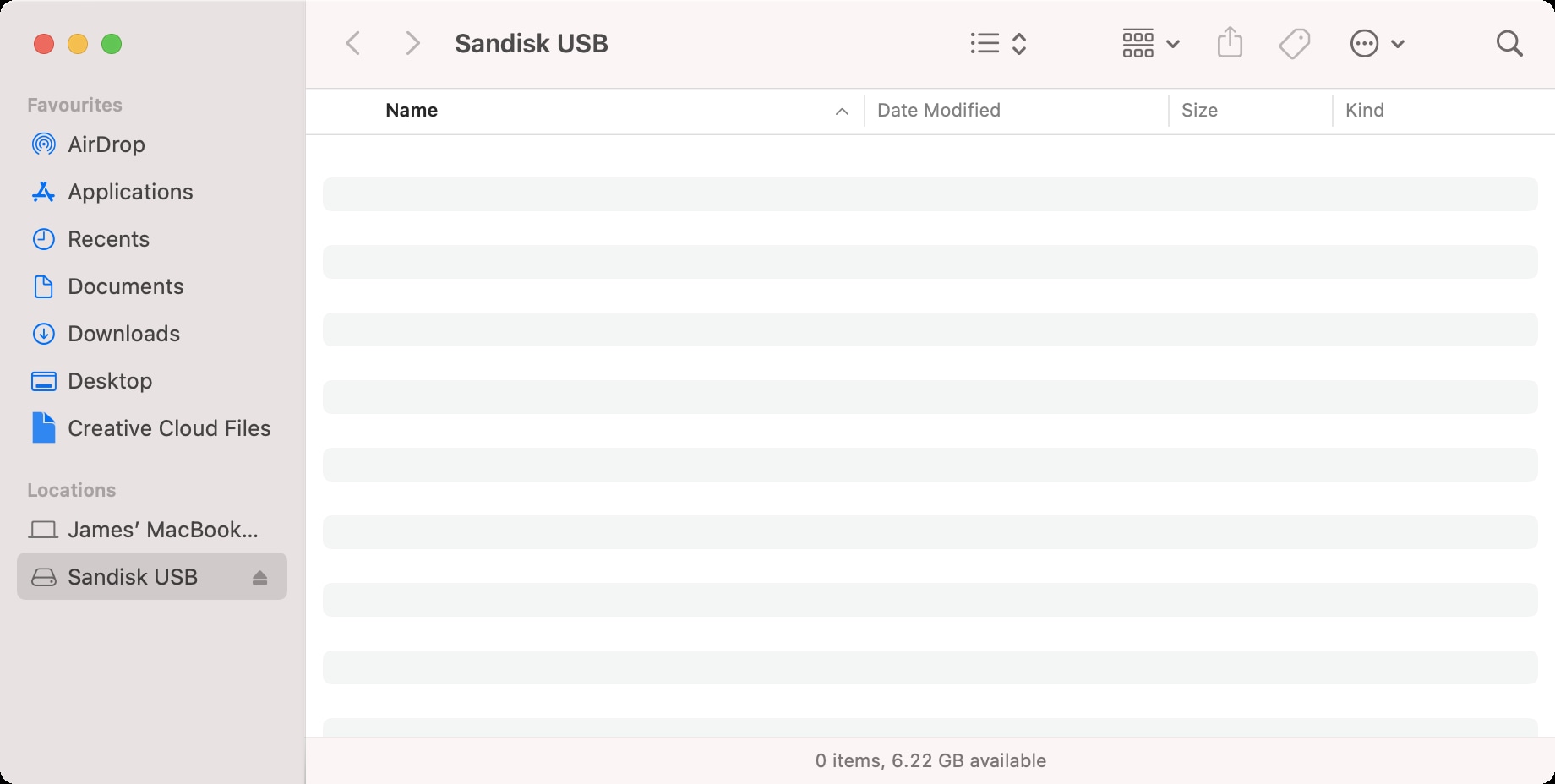 06 (macOS). USB memory device shown