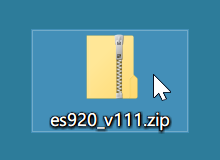 01 (Windows). Firmware update zip file icon