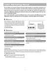 CA401 MIDI Manual