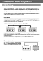 KDP120 MIDI Manual