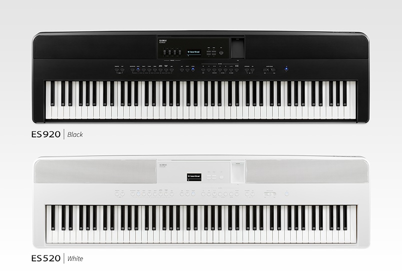 Kawai ES920 & ES520 portable digital pianos