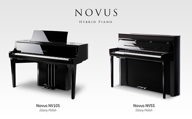 Kawai Novus NV10S & NV5S hybrid pianos