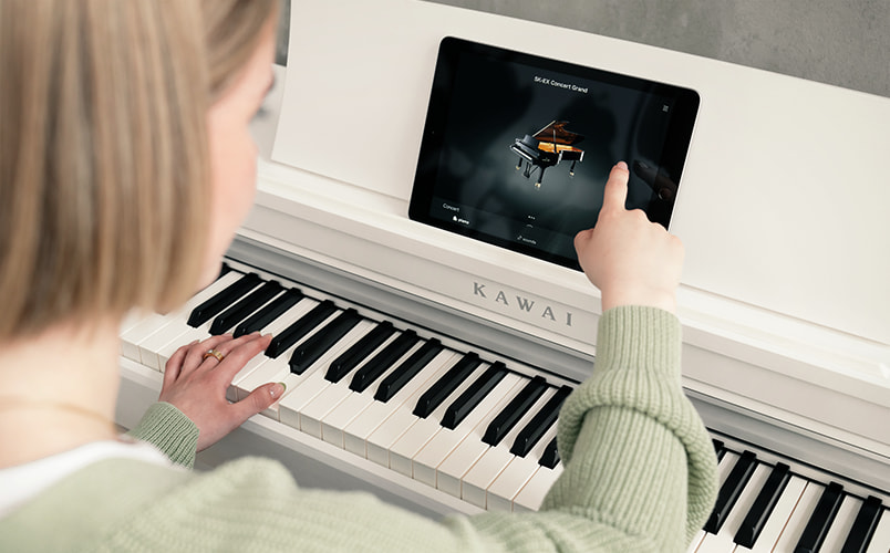 Kawai CN201 digital piano (Satin White)