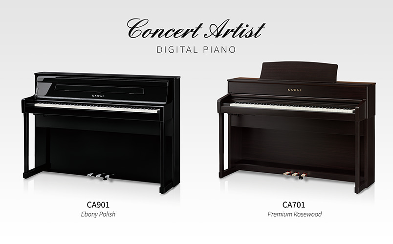 Kawai Concert Artists CA901 & CA701 digital pianos