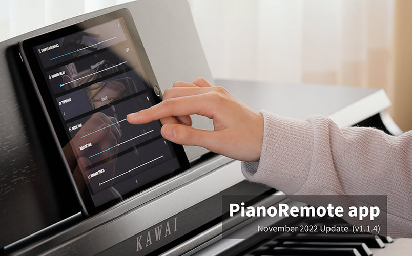 PianoRemote app v1.1.4 for iOS and Android