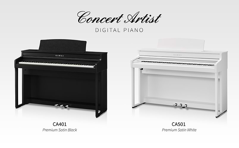 Цифровые пианино Kawai Concert Artists CA401 и CA501