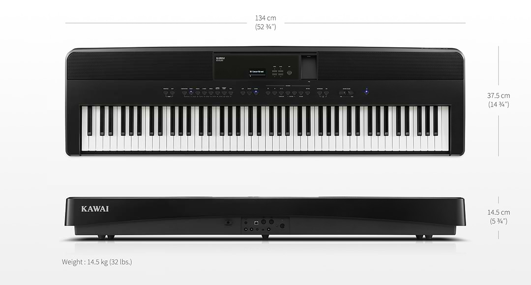 PIANO NUMERIQUE PORTABLE KAWAI ES 520 B PACK+